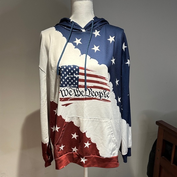 unknown Tops - Patriotic Star Hoodie
